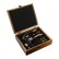 Custom Graze Wood and Metal Wine Set