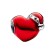 Pandora™ Metallic Red Christmas Heart Charm