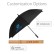 The Hurricane Auto Open Stick Umbrella - 60"