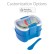 Two-Tier Mini Bento Box - Blue