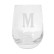 Stemless Wine Glass - 17 oz. (Personalized Initial & Name)