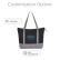 Repose Recycled Cotton Zippered Tote - 10 oz.