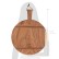 Madera Round Caribbean Walnut Charcuterie Board - Round 22.5'' x 18''
