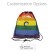 Jumbo Pride Rainbow Drawstring Backpack