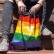 Jumbo Pride Rainbow Drawstring Backpack
