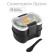 Two-Tier Mini Bento Box - Black