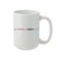 White Ceramic Coffee Mug - 15 oz. - With Your Partner Logo