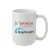 White Ceramic Coffee Mug - 15 oz. - With Your Partner Logo