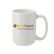 White Ceramic Coffee Mug - 15 oz. - With Your Partner Logo