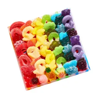 Rainbow Fun Candy Charcuterie Board