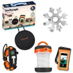 Premium Camping Gift Set w/Speaker - 5 pc