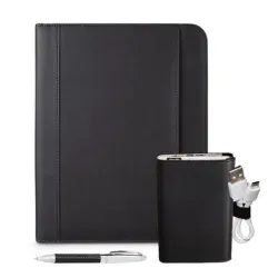 Tuscany™ Mobile Portfolio Power Bank & Pen Set