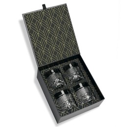 The Privilege Collection ROCKS Whiskey Glasses Gift Set - Admiral Edition