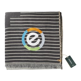 Custom Tentree Organic Cotton Peaks Woven Blanket