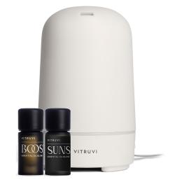 Vitruvi Glow Diffuser and Essential Oils Bundle Set