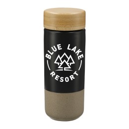 Arlo Ceramic Tumbler with Bamboo lid - 11 oz.