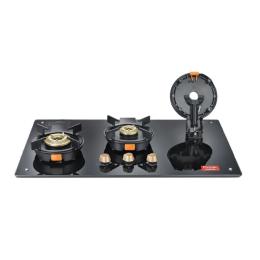 Prestige Svachh Glass Hob Top 3B Gas Stove (India Only)