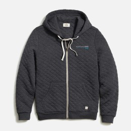 Marine Layer Corbet Quilted Full Zip Hoodie - Unisex