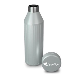 Timeos Recycled SS Double Wall Smart Bottle - 22 oz. (w/2nd Life Packaging)