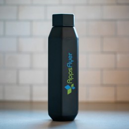 Hexagul Recycled SS Double Wall Bottle - 17 oz. (w/2nd Life Packaging)