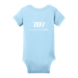 Rabbit Skins™ Infant Baby Rib Bodysuit Onesie - Short Sleeve