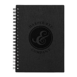 FSC® Pebble Grain Recycled Spiral Journal - 5” x 7”