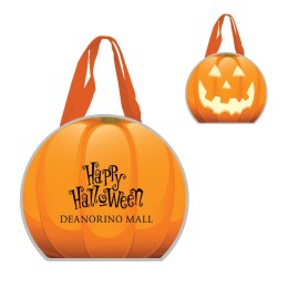 Reflective Halloween Pumpkin Non-Woven Tote Bag