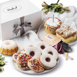 Dulcet Best Birthday Gift Box  Cupcake, Balloons, and Candles