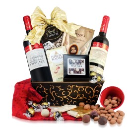 Shiloh Red Wine Duo Gift Basket
