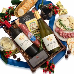 DeLoach Classic Charcuterie Tray and Wine Duo Gift