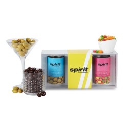 Cocktail Hour 3-Way Snacks Gift Box