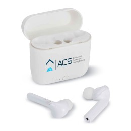 Logan Auto Pair True Wireless Earbuds w/Case