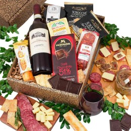 Buona Vita Italian Vino & Antipasto Gift Box