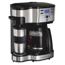 2-Way Coffeemaker w/ Single Serve & Carafe