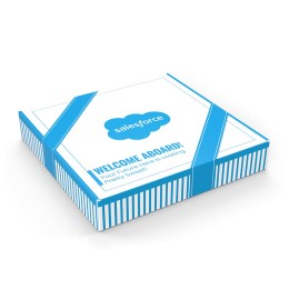 Welcome Aboard New Employee 4-Way Candy Gift Set - Stripe & Delight