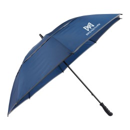 RPET Golf Umbrella w/ Reflective Trim - 62"