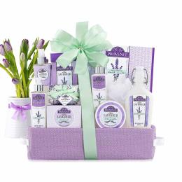 Lavender Vanilla Spa Experience Gift Basket