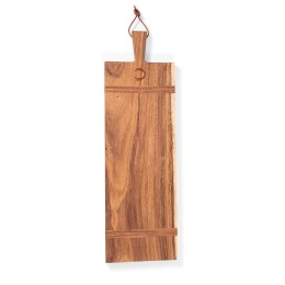 Madera Rectangular Caribbean Walnut Charcuterie Board - 29'' x 9'' (Custom)