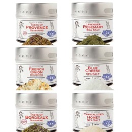Gustus Vitae Taste of France Seasonings Collection - Set of 6
