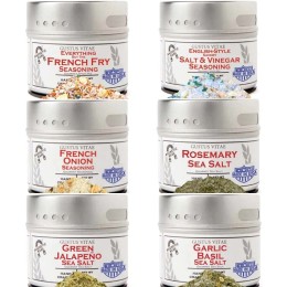 Gustus Vitae Gourmet French Fry Seasoning Collection - Set of 6