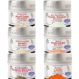 Gustus Vitae Ultimate Popcorn Seasoning Collection - Set of 6