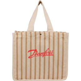 FEED Organic Cotton and Jute Striped Tote