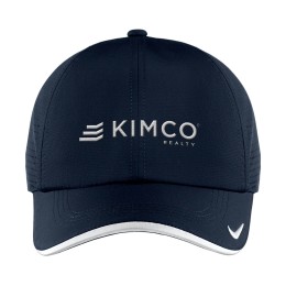 Nike Dri-FIT Perforated Performance Cap - Navy/White