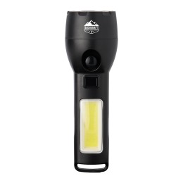Solar Powered Rechargeable 130 Lumen COB Flashlight