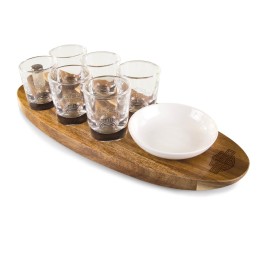 Cantinero 6 Shot Serving Tray (Custom)
