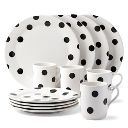 Kate Spade® Deco Dot Dinnerware Set - 12 pc.