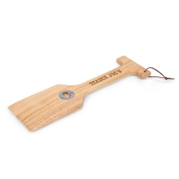 Hardwood BBQ Grill Scraper with Bottle Opener