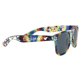 Tie-Dye Sunglasses with 100% UV Protection (Full Arm Imprint)