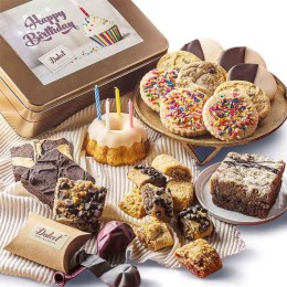 Dulcet Birthday Party Sweets, Balloons, and Candles Gift Tin