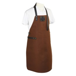 Canvas and Leather Mixologist Apron